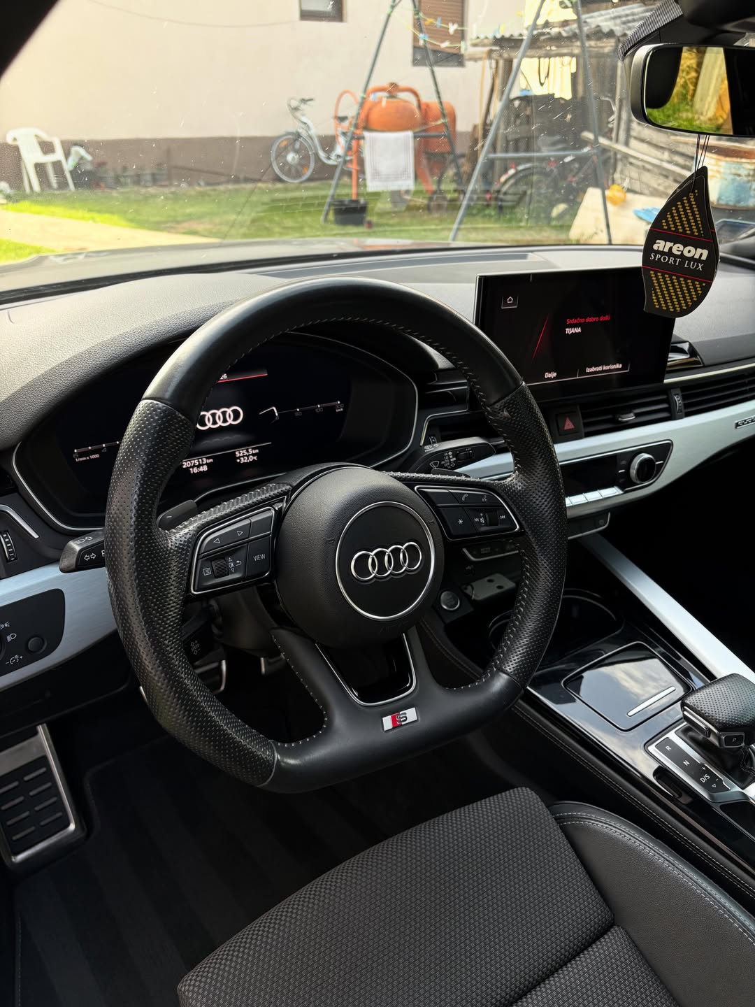 Audi A5 suvozački deo enterijera nakon detailinga
